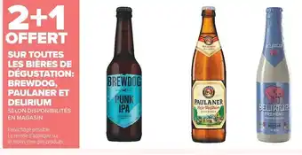 Carrefour Market Brewdog / paulaner / delirium bon plan sur toutes les bières de dégustation: brewdog, paulaner et delirium offre