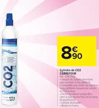 Carrefour Market Carrefour cylindre de co2 offre