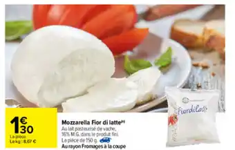 Carrefour Mozzarella fior di latte offre