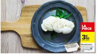 Carrefour Mozzarella tresse offre