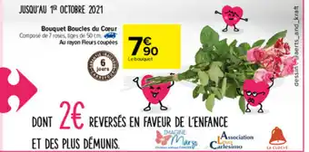 Carrefour Bouquet boucles du cœur offre