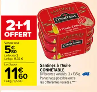 Carrefour Sardines à l'huile offre