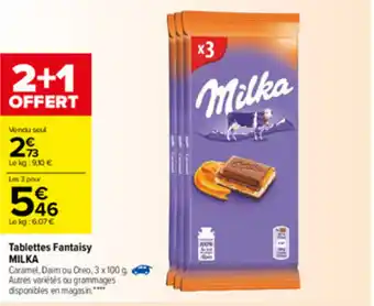 Carrefour Tablettes fantaisy offre