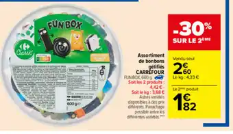 Carrefour Assortiment de bonbons gélifiés offre