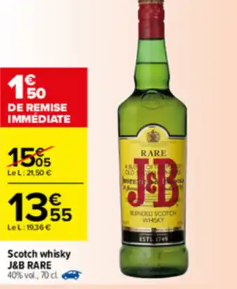 Carrefour Scotch whisky offre