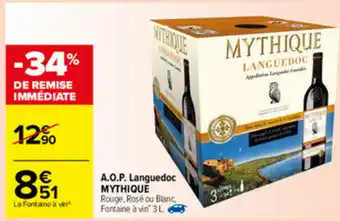 Carrefour A.O.P. languedoc offre