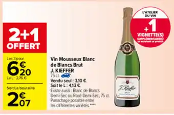 Vin mousseux blanc de blancs brut