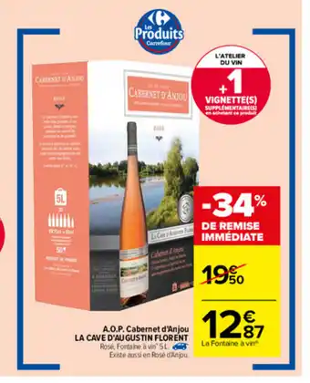 Carrefour A.O.P. cabernet d'anjou offre