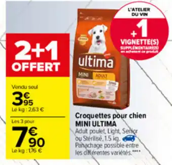 Carrefour Croquettes pour chien offre