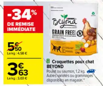 Carrefour Croquettes pour chat offre