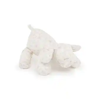 Peluche en coton imprimé liberty blanc lait