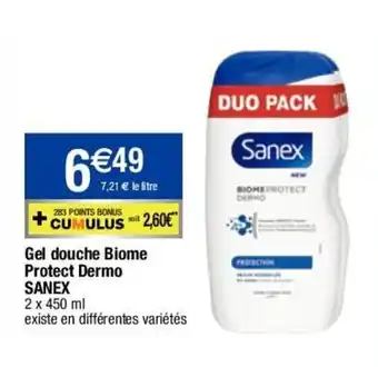 Migros SANEX gel douche biome protect dermo offre