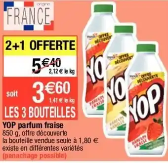 Migros YOP parfum fraise offre