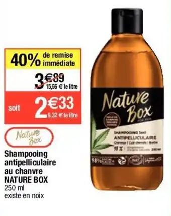Migros NATURE BOX shampooing antipelliculaire au chanvre offre