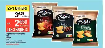 Migros BRET'S chips saveur fromage du jura offre