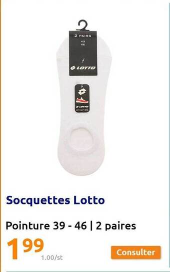Socquettes Lotto