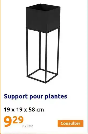 Action Support Pour Plantes offre