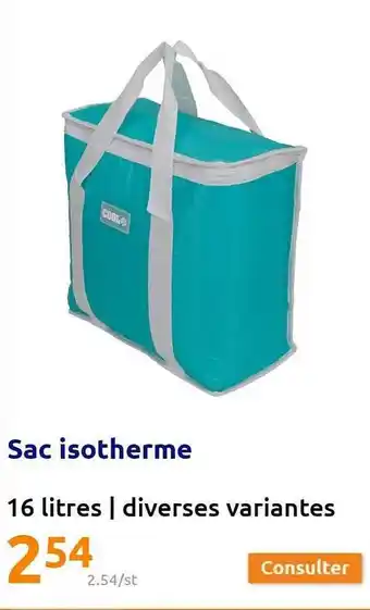 Action Sac Isotherme offre