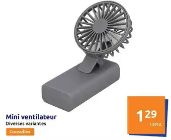 Action Mini Ventilateur offre