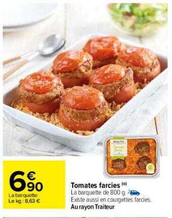 Carrefour Tomates Farcies offre