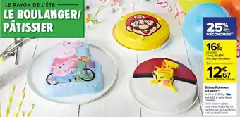 Carrefour Gâteau Pokémon 6-8 Parts offre
