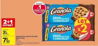 Carrefour Market Granola Gros éclats De Chocolat Maxi Format Lu offre