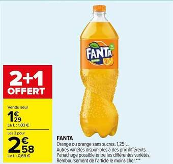 Carrefour Market Fanta offre