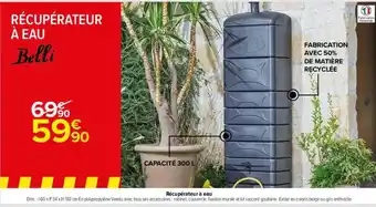 Récupérateur à Eau Belli