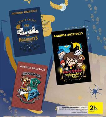 Carrefour Market Agenda Scolaire «harry Potter» offre