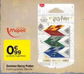 Carrefour Market Gomme Harry Potter Maped offre