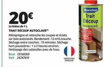 Trait Découp Autoclave Blanchon