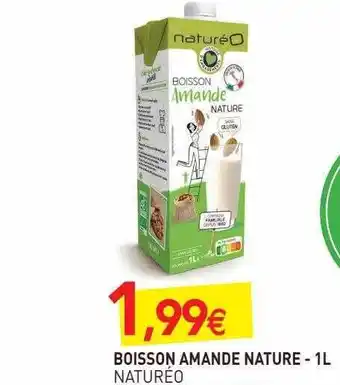 naturéO Boisson Amande Nature Naturéo - 1l offre