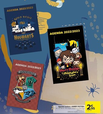 Carrefour Market Agenda scolaire harry potter offre