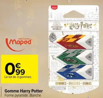 Carrefour Market Maped gomme harry potter offre