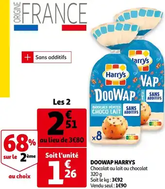 Auchan Harrys doowap offre
