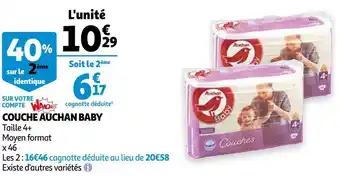 Auchan baby couche