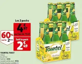 Auchan Tourtel tourtel twist offre