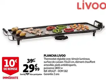 Auchan Livoo plancha offre