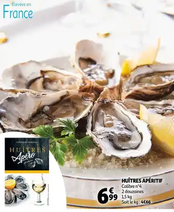 Auchan Huîtres apéritif offre