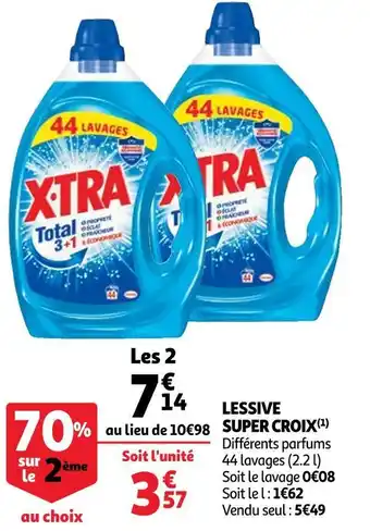 Auchan Super croix lessive offre