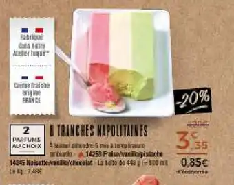 Thiriet 8 tranches napolitaines offre