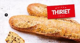 Thiriet 2 demi baguettes aux céréales offre