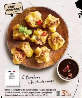 Thiriet 8 bouchons à la réunionnaise offre