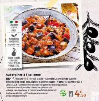 Thiriet Aubergines à l'italienne offre