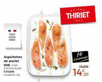 Thiriet Aiguillettes de poulet offre