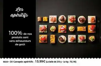 Thiriet Canapés apéritifs offre