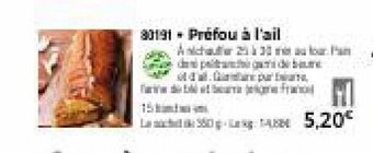 Thiriet Préfou à l'ail offre