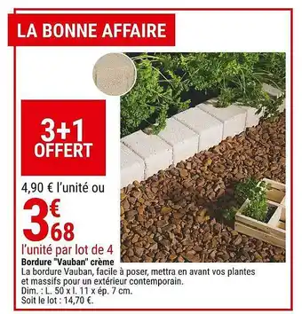 Gamm vert Bordure offre