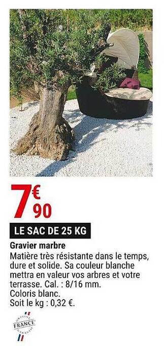 Gamm vert Gravier Marbre offre