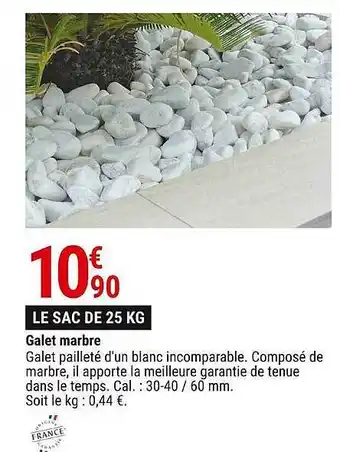 Gamm vert Galet Marbre offre